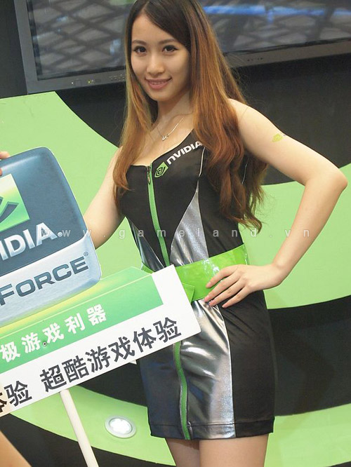 ChinaJoy 2011: Chiêm ngưỡng các mỹ nhân của Nvidia - Ảnh 5