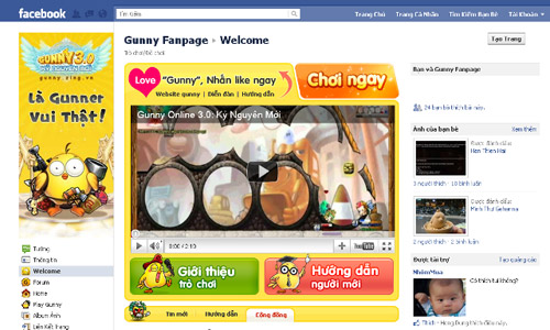 Gunny Online lấn sân sang mạng xã hội Facebook 2