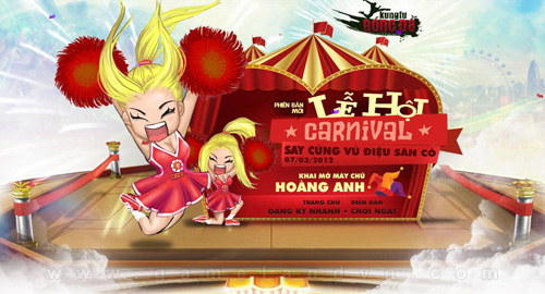 Kungfu Bóng Đá đón mỹ nhân cùng lễ hội Carnival 2