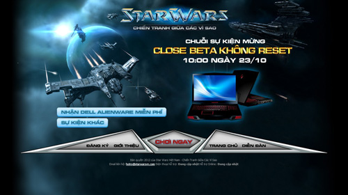 GameLandVN tặng giftcode Star Wars phiên bản CBT 2