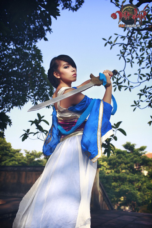 Pearla Nguyễn quyến rũ trong cosplay Nhiệt Huyết Online 5