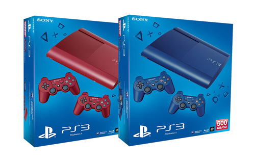 Sony bán giới hạn PlayStation 3 Super-Slim đỏ và xanh 2