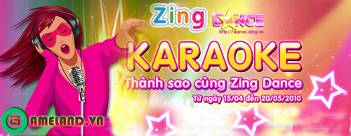 Zing Dance khởi động cuộc thi hát Karaoke trực tuyến