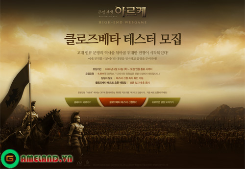 Webgame Thời Đại Văn Minh tuyển quân tại Hàn Quốc 2