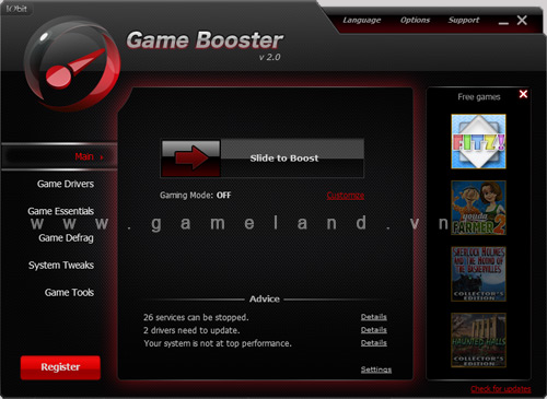 GameBooster 2.0: Chơi game khủng với máy tính cùi - Ảnh 2